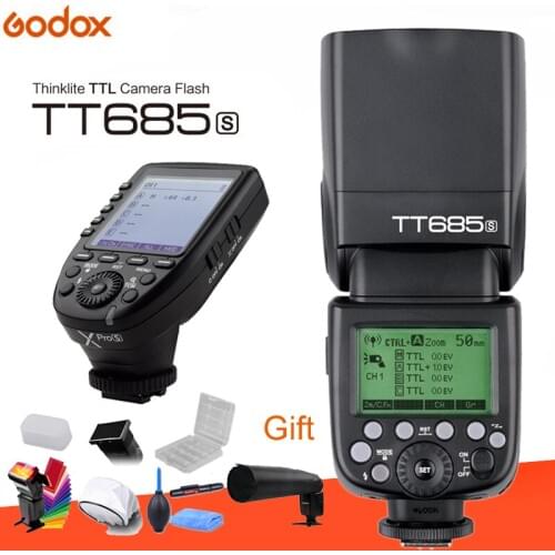 Godox TTL TT685 C/N/S/O/F Camera Flash 2.4G wireless HSS 1/8000s GN60+Xpro-X Transmitter Kit For Canon Nikon Sony Fuji Olympus