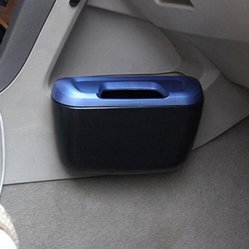 Hot Sale New Automobile Trash Holder Attractive Garbage Bin Rubbish Storage Box Container Trash Can with Lid Cleaning Supplies