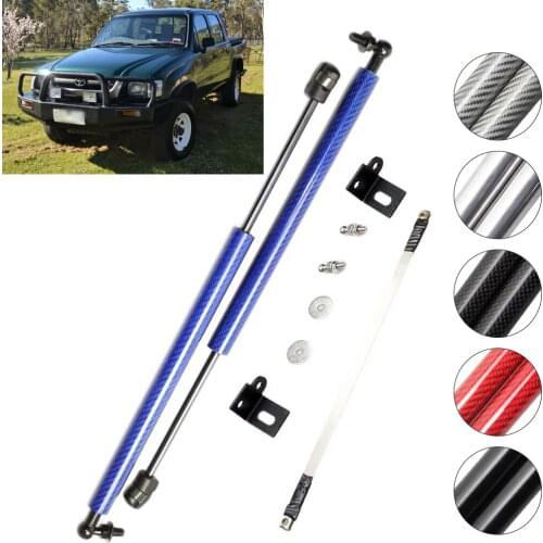 Carbon fiber for toyota Hilux N140 N150 N160 N170 1997-2004 Front Hood Bonnet Gas Struts Lift Support Lift spring Damper Shock