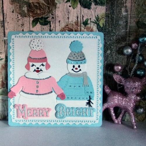 KLJUYP Snowman Metal Cutting Dies Scrapbook Paper Craft Decoration dies scrapbooking