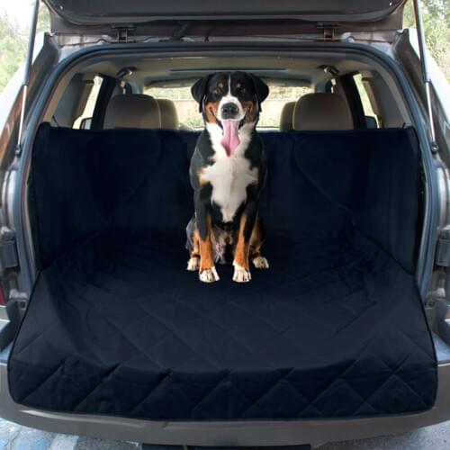 Nylon Dog Car Seat Cover Foldable Waterproof Pet Car Mat Hammock for Medium Large Dogs Travel Car Rear Back Seat Safety Cushion