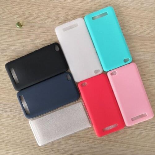 Xiaomi Redmi 5A Matte Candy Solid color Silicone TPU soft case for Redmi 5A 5.0 inches Ultra thin cover case
