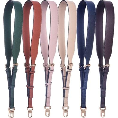 Fashion Leather Wide Bag Cross Pattern Double-sided Adjustable Shoulder Cross-body Leather Shoulder Strap High-quality Accessori