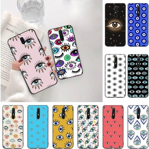 Fashion Evil Eyes Phone Case For Oppo A5 A9 2020 Reno2 z Renoace 3pro A73S A71 F11