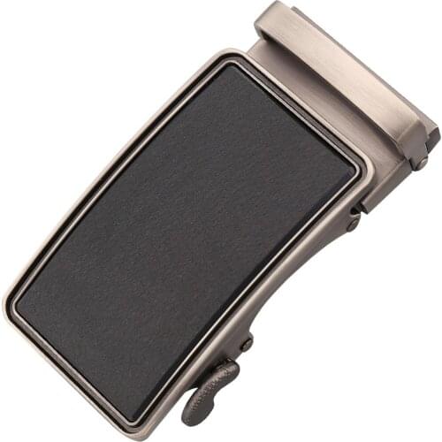 3.5cm men belt leather belt buckle men automatic buckle high quality male Fashion designer jeans chain stretch belt buckle head