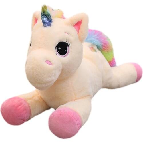 Unicorn Stuffed Animals Soft Doll pillow Cartoon Unicorn Animal Horse High Quality Sofa sleep pillow toy gift for children