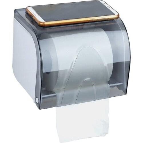 For Non-Punch Wall Hanging Waterproof Toilet Paper Box For Paper Toilet Paper Holder For Toilet Paper Holder For Paper Towel Box