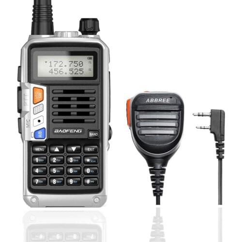 New Baofeng UV-S9 Plus 10W Walkie Talkie Transceiver (Upgraded Version of UV-5R ), Dual Band 136-174/400--520MHz 10W& Mic