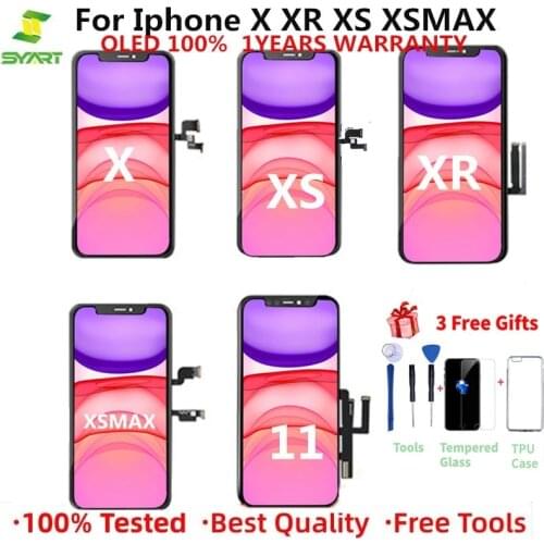 OLED LCD Display For iphoneX Touch Screen Digitizer ZY GX Assembly Replacement Part For iphone X XR XS 11 11PRO MAX LCD SCREEN
