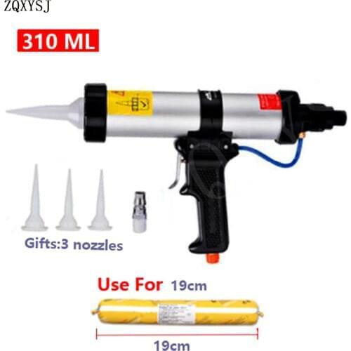 310ml Sausage Use Pneumatic Caulking Gun 9 Inches For Paint & Decorating Caulk Gun Sealant Gun Ab Silicone Glue Gun Ealant Tool
