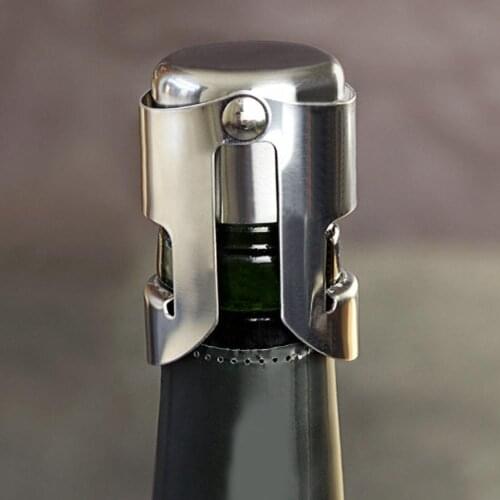 Bar Stainless Steel Champagne Cork Portable Sealing Machine Bar Stopper Wine Cork Sparkling Wine Champagne Cap Bar Tool