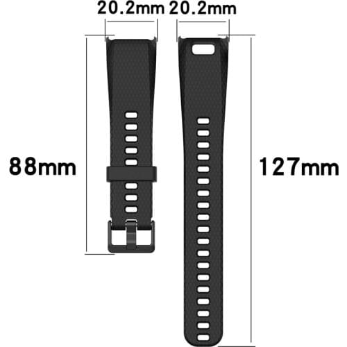 The watch belt of Soft TPU Smart Bracelet Strap Replacement for Garmin Vivosmart HR Watch Repair Part