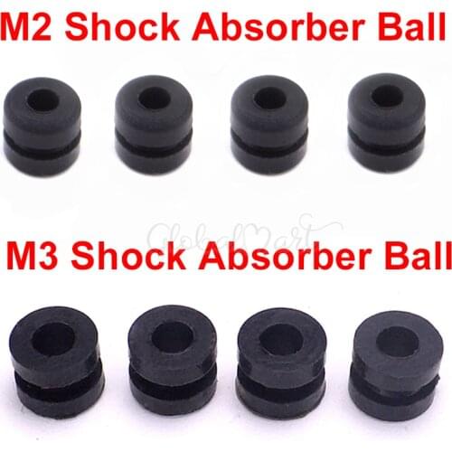 M2 M3 Anti-vibration Rubber Shock Absorber Suspension ball Shock Damping Ball for M2 M3 Mounting Hole flight controller board