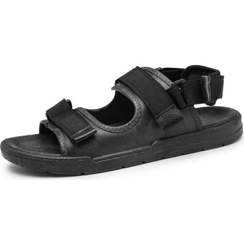 New Man Sandals Soft Bottom Summer Beach Shoes Non-slip Open Toe Mens Sandals Cool Water Beach Slippers Boys Footwear