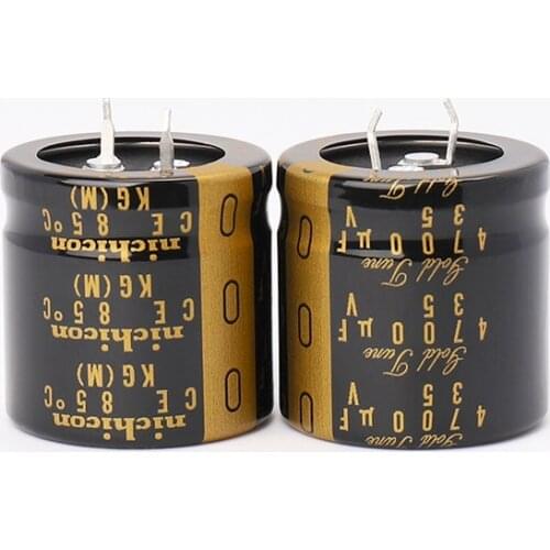 Nichicon KG Series Audio Filter Electrolytic Capacitor 6800UF 50V Type II 50V 6800UF 35X40mm