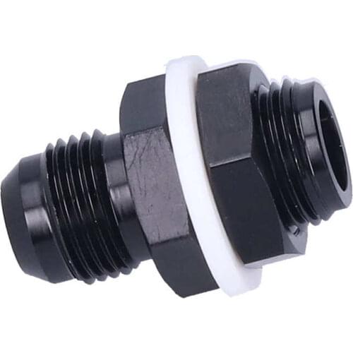 Cell Bulkhead Fitting 8AN to 8AN Aluminum Straight Fuel Cell Adapter Auto Components