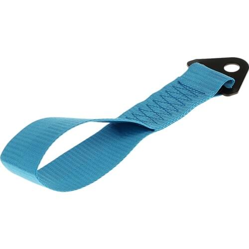 Heavy Duty Car Tow Strap Recovery Rescue LB Break Strength Towing Blue