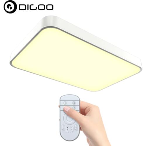 DIGOO DG-MD102 Ultra-Thin LED Ceiling Lights 48W Dimming Remote Control Ceiling Lamps for Living Room Surface Mounted Lighting
