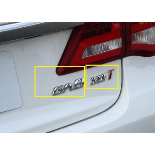 Rear side Wordmark for Chinese GAC GA8 Auto car motor parts
