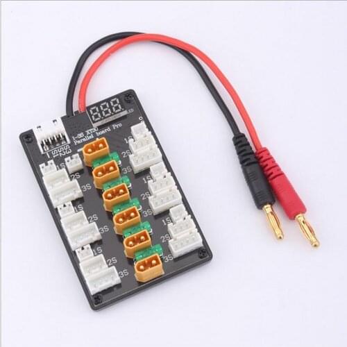 1s-3s xt30 plug parallel charging board para board xt30 parallel charging board upgrade for B6 B6ac 6-in 1