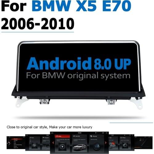 10.25'' 6-Core Android 8.0 up Car DVD Player For BMW X5 E70 2006~2010 CCC Autoradio GPS Navigation Car Multimedia