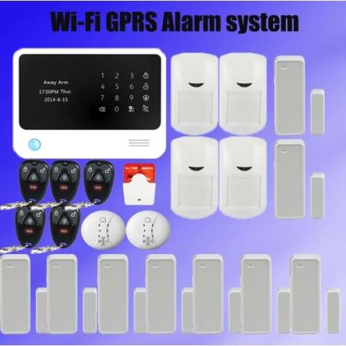 433mhz Security WIFI Gsm Alarm Systems WIFI GSM GPRS Wifi Automation GSM Alarm System Home Protection GPRS WIFI GSM Alarm System