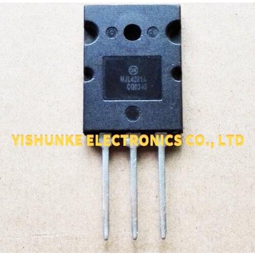 5Pairs MJL4302A MJL4302 + MJL4281A MJL4281 TO-3PL 15A 350V 230W NPN PNP Silicon Power Transistor