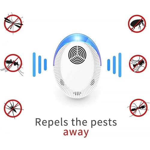 6Pcs Sonic Pest Repeller Electronic Indoor Bug Insect Driving Control for Home Office Kitchen Warehouse Sonic Insect repellent