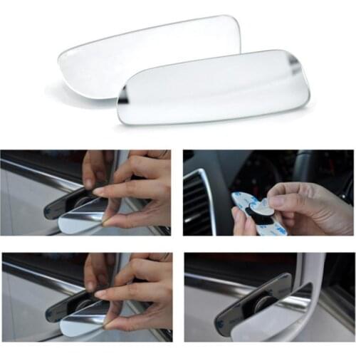 Car Blind Spot Mirror 360 Degree Adjustable Wide Angle Convex Rear View Mirror Car Parking Rearview Mirror round long