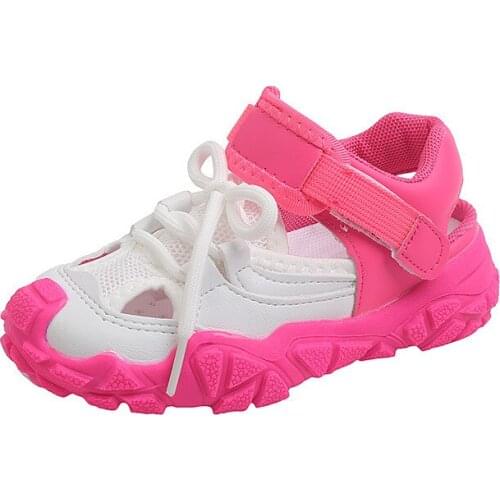 CNFSNJ brand 2021 new girls sandals shoes for baby cute design casual high quality kids fashion summer children sneakers 26-36