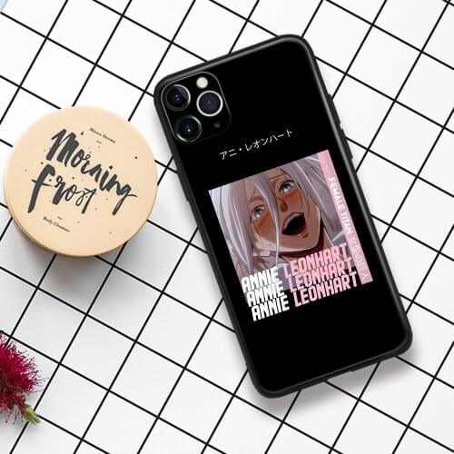 Annie Leonhart Attack on Titan Anime Phone Case For IPhone 11 12 Mini Pro XS Max X XR 6s 7 8 Plus SE Soft TPU Glass Cover