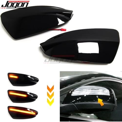 For Mercedes Benz C Class W204 S204 2007-2014 Viano Vito Bus W639 W164 ML300 Dynamic Turn Signal Light LED Rearview Mirror Lamp