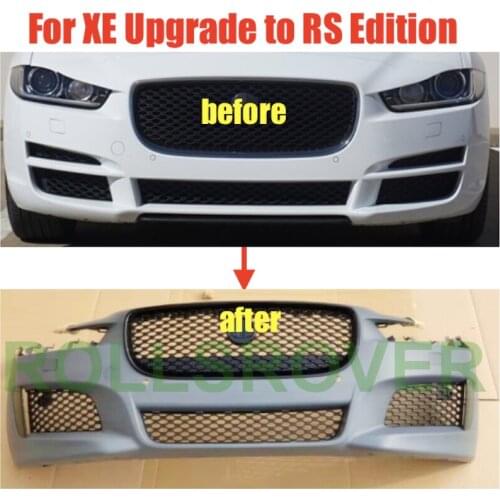 ROLLSROVER Front Bumper Cover Body Kits For Jaguar XE Upgrade to XE RS Edition Primed