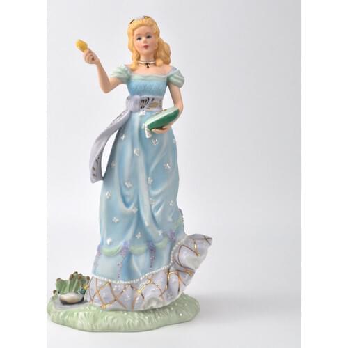 New creative cartoon Disney limited collection, Pearl Princess, ceramic decoration crafts, girlfriend gifts AG 2187