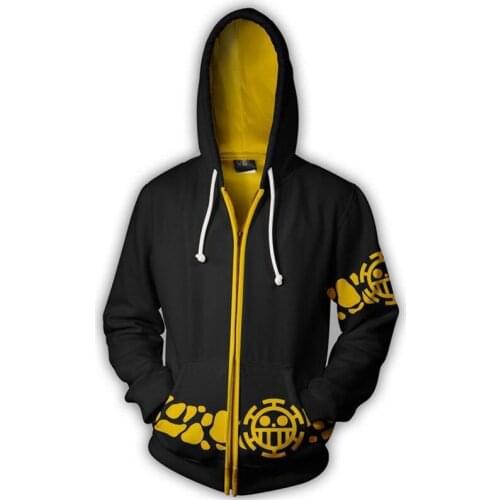 Fans Wear 3d Printed One Piece Trafalgar Law Cosplay Hooded Sweatshirts Men Hoodie Monkey D. Luffy Sweatshirt