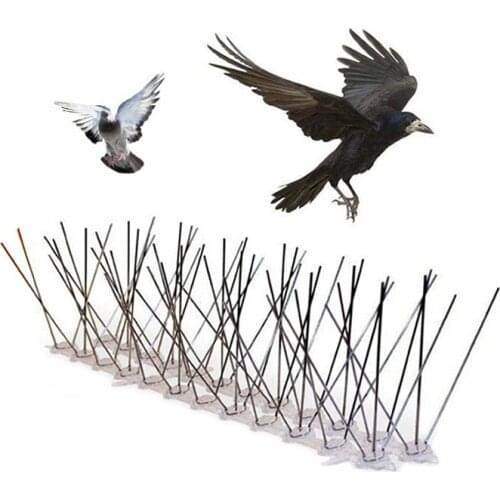 25cm Plastic Bird And Pigeon Spikes Anti Bird Anti Pigeon Spike For Get Rid Of Pigeons Scare Birds Pest Control Deterrent Tool