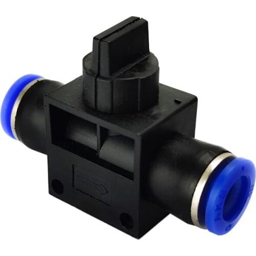 Manufacturer HVFF4 6 8 10 12mm Plastic Push Quick Air Hose Connector Parts Tube Pipe One Touch Pneumatic Fittings