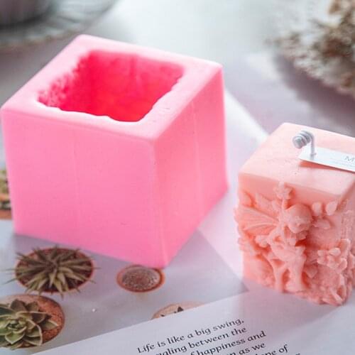 Rectangular Candle Silicone Mold Three-Dimensional Angel Tattoo Table Homemade Scented Plaster Candle Tool Soap Mold Decoration