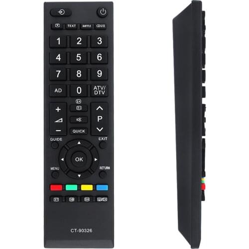 TV Remote Control with 433MHz and Long Transmission Distance Fit for TOSHIBA CT-90326 / CT-90380 / CT-90336 / CT-90351