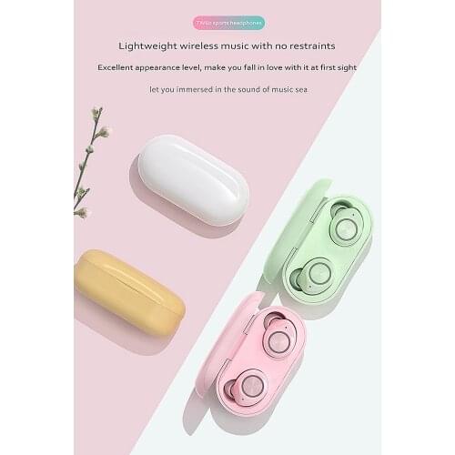 Tw60 Blutooth Earphones Wireless Headphones In Ear Stereo Earbuds Sport Headsets Headphone With Charging Box For Smartphones#g3