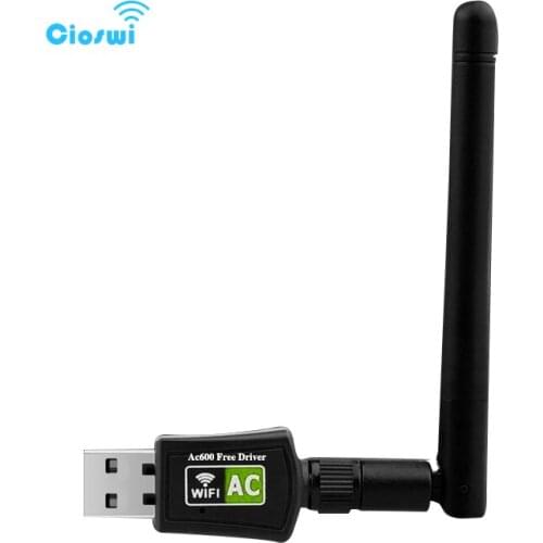Wiflyer WD-4508A Free Driver Wifi Adapter Antennas Internet Ethernet 600Mbps 2.0 Lan Network Card USB Support Windows MAC OS