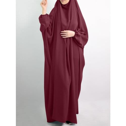 Khimar Prayer Hijab Dress Women Caftan Hooded Muslim Long Robe Femme Musulmane Ramadan Turkey Islamic Clothing Womens Abayas