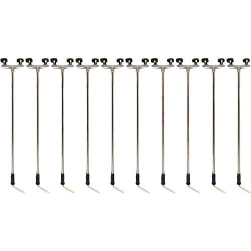 10Pcs 2Led Street Lamp 1:100 Ho Scale Street Light Scenery Mini Lamppost For Sand Table Model 2