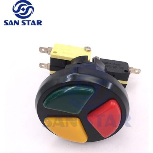 5 psc of 3 in one Push Button with Microswitch-Game accessory for amusement machine