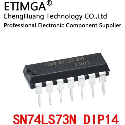 5PCS/LOT Original SN74LS73N SN74LS73AN 74LS73 Logic-flip-flop chip