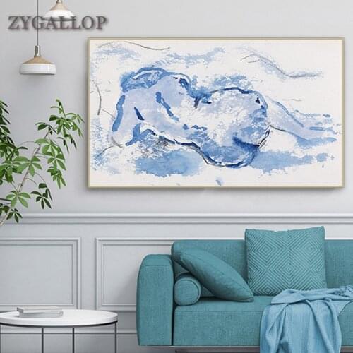 Abstract Nude Woman Wall Art Pictures Canvas Print Body Art Wall Painting For Living Room Scandinavian Decor Posters and Prints