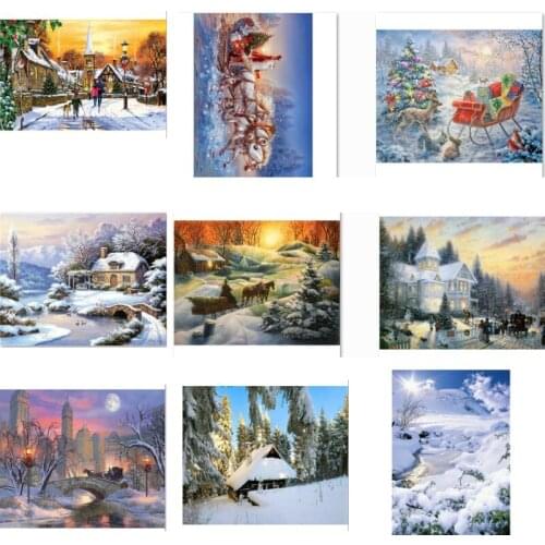 Diamond painting full drill, landscape, diy ,igloo, 5d,diamond embroidery animal,diamond mosaic painting NEW