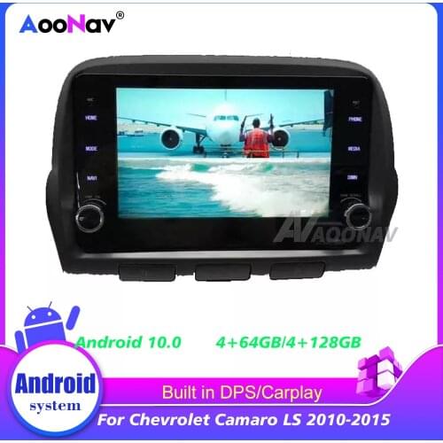 2 Din Car Radio 128G For Chevrolet Camaro LS 2010-2015 Auto Radio GPS Navigation Multimedia DVD Player
