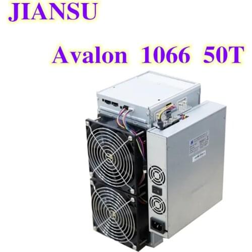Used BTC BCH miner Avalon 1066 50T SHA256 Asic miner better than AvalonMiner M21S M20S M3 AntMiner S17+ S17e T17+ T17e T2T T3