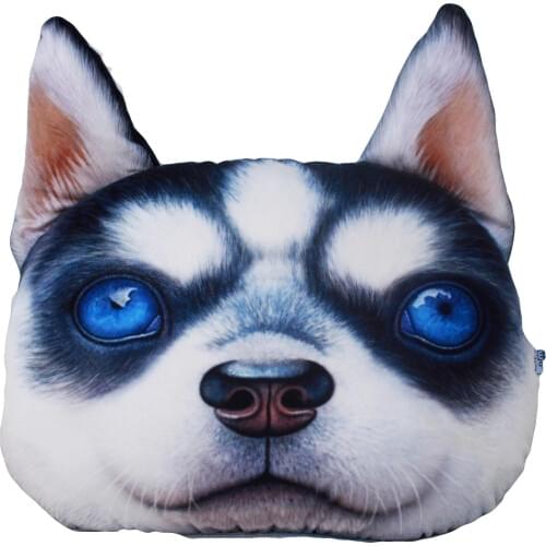 38 x 48cm 3D Animal Dog Head Creative Home Decorative Pillows Sofa Cushion Cute cojines